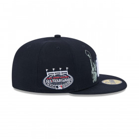 Gorra 59Fifty New York Yankees MLB State Stitch Navy