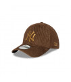 Gorra 9Forty New York Yankees MLB Two Tone Cord Dark Brown