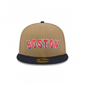 Gorro 59fifty MLB Boston Red Sox Canvas Crown Med Beige