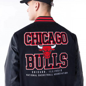 Chaquetas Chicago Bulls NBA Wordmark Black