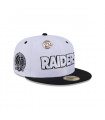 Gorra 59fifty Las Vegas Raiders NFL 59Fifty Day White