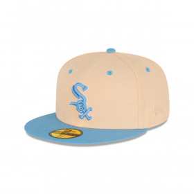 Gorra 59fifty MLB Chicago White Sox Ice Latte Blue New Era