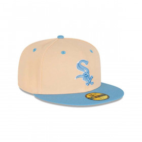 Gorra 59fifty MLB Chicago White Sox Ice Latte Blue New Era