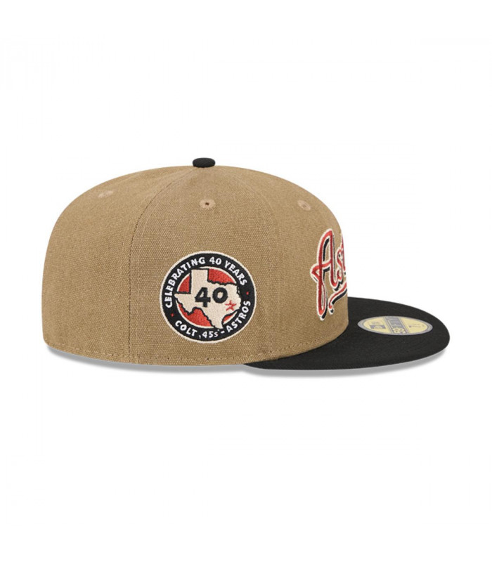 Gorro 59fifty MLB Houston Astros Canvas Crown Med Beige