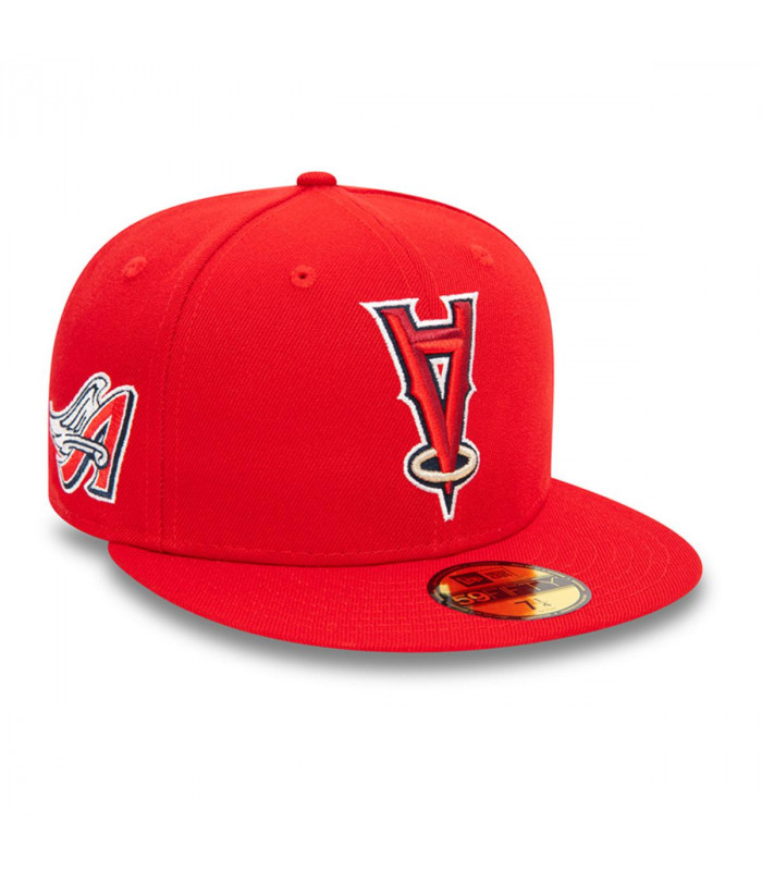 Gorra 59Fifty Anaheim Angels MLB Upside Down Red