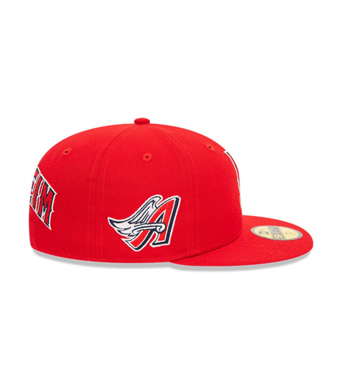 Gorra 59Fifty Anaheim Angels MLB Upside Down Red