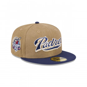 Gorro 59fifty MLB San Diego Padres Canvas Crown Med Beige
