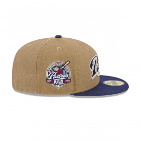 Gorro 59fifty MLB San Diego Padres Canvas Crown Med Beige