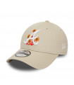 Gorra Atlanta Braves MLB 9Forty Flower Graphic Light Beige New Era