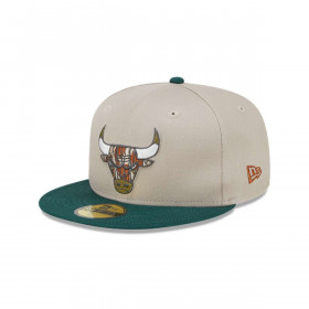 Jockey Chicago Bulls NBA 59Fifty Tree Bark Fill Grey New Era