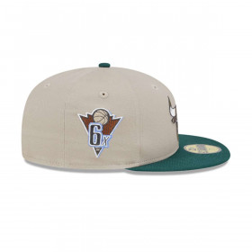 Jockey Chicago Bulls NBA 59Fifty Tree Bark Fill Grey New Era