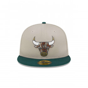 Jockey Chicago Bulls NBA 59Fifty Tree Bark Fill Grey New Era