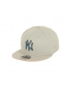 Gorra 9Fifty New York Yankees MLB Stone Peach Pack Med Beige