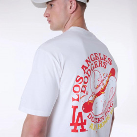 Poleron  Los Angeles Dodgers MLB Food Graphic Open White
