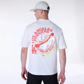 Poleron  Los Angeles Dodgers MLB Food Graphic Open White