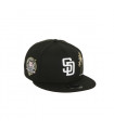 Gorra 9Fifty San Diego Padres MLB Black And Pink Patch Black