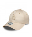 Gorra 9Forty Los Angeles Dodgers MLB Satin Light Beige