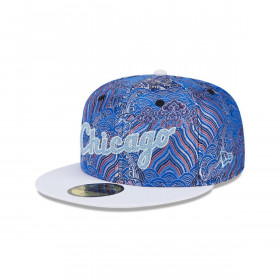 Gorra 59fifty MLB Chicago White Sox Wave Fill Blue