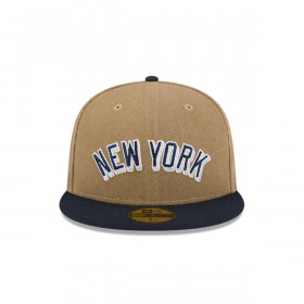 Gorro 59fifty MLB New York Yankees Canvas Crown Med Beige