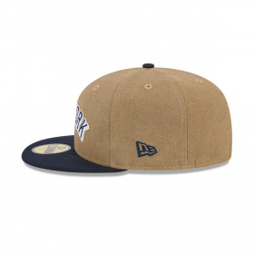 Gorro 59fifty MLB New York Yankees Canvas Crown Med Beige