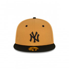 Gorra 59fifty MLB New York Yankees Wheat Black Med Beige