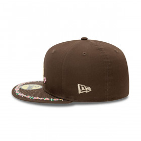 Gorra 59Fifty Los Angeles Dodgers MLB Floral Border Brown