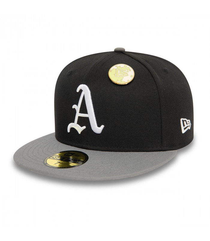 Gorra 59Fifty Oakland Athletics MLB Contrast Pin Black