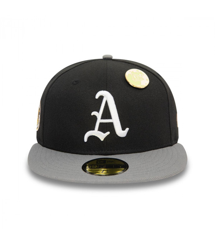 Gorra 59Fifty Oakland Athletics MLB Contrast Pin Black