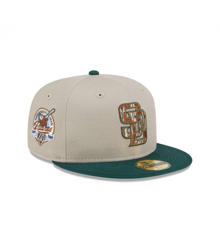 Jockey San Diego Padres MLB 59Fifty Tree Bark Fill Grey