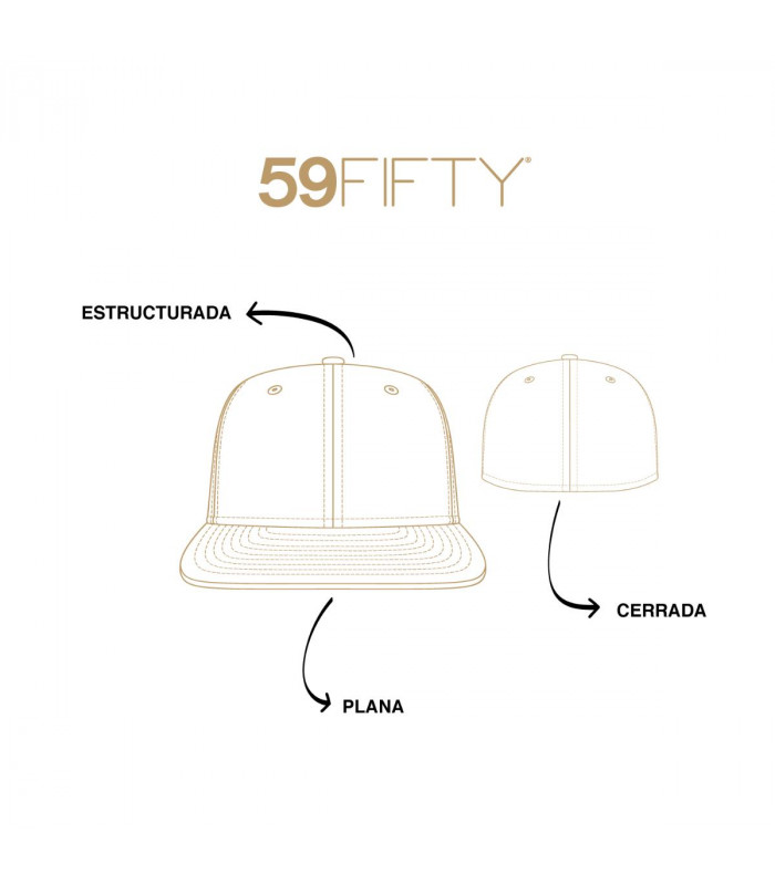 Jockey San Diego Padres MLB 59Fifty Tree Bark Fill Grey