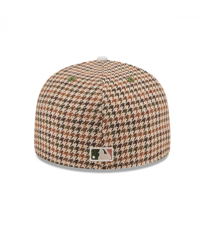 Gorra 59Fifty Los Angeles Dodgers MLB Houndstooh Open Brown
