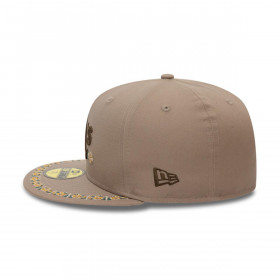 Gorra 59Fifty Oakland Athletics MLB Floral Border Brown