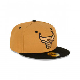 Gorra 59fifty NBA Chicago Bulls Wheat Black Beige New Era