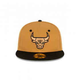 Gorra 59fifty NBA Chicago Bulls Wheat Black Beige New Era