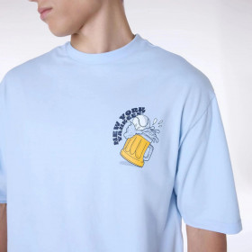 Poleron  New York Yankees MLB Food Graphic Pastel Blue