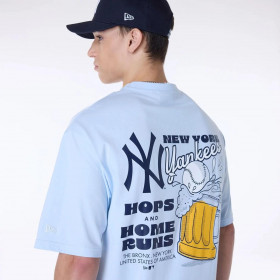 Poleron  New York Yankees MLB Food Graphic Pastel Blue