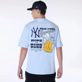 Poleron  New York Yankees MLB Food Graphic Pastel Blue