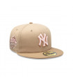 Gorra 59Fifty New York Yankees Pink Khaki Beige