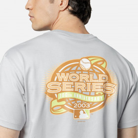 Polera Polera New York Yankees Wooden Pastel Blue