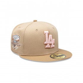 Gorra 59Fifty Los Angeles Dodgers Pink Khaki Beige