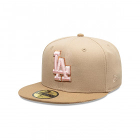 Gorra 59Fifty Los Angeles Dodgers Pink Khaki Beige