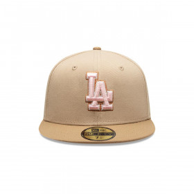 Gorra 59Fifty Los Angeles Dodgers Pink Khaki Beige