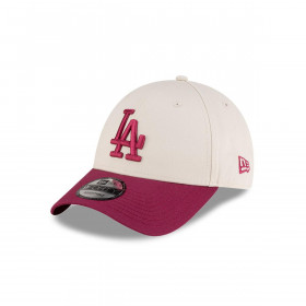 Gorra 9Forty Los Angeles Dodgers MLB Side Script Light Beige
