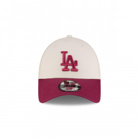 Gorra 9Forty Los Angeles Dodgers MLB Side Script Light Beige