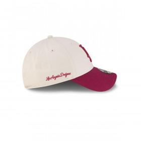 Gorra 9Forty Los Angeles Dodgers MLB Side Script Light Beige