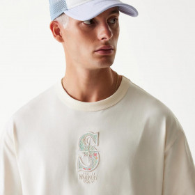 Polera Seattle Mariners MLB Floral Open White