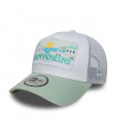 Gorra 9Forty New Era Santorini Summer Trucker Green Pstl