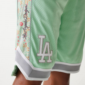 Short  Los Angeles Dodgers MLB Floral Green Pstl