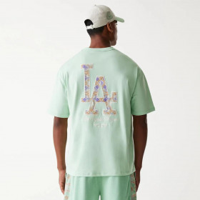Polera Los Angeles Dodgers MLB Floral Green Pstl