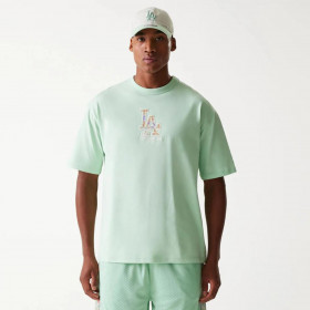 Polera Los Angeles Dodgers MLB Floral Green Pstl